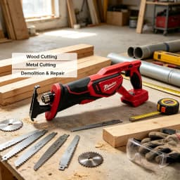 Brushless Reciprocating Saw 3000RPM High-Power Cutting Saw Electric Saber Saw Cutting Machine Power Tools For MWQ Battery