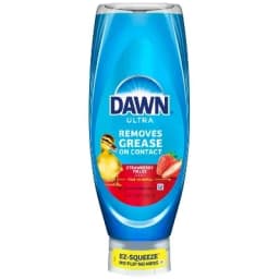 Dish Soap Liquid Strawberry Scented 22 Fl oz Multi Purpose Cleaner for Dishes Greasy Tools and Household Grime