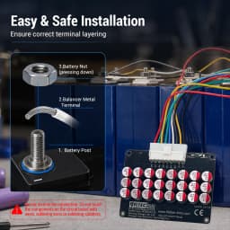 Active Equalizer Balancer 5A 3S 4S 5S 6S 7S 8S 14S 16S 17S 18S 19S 20S 21S Lifepo4/Lipo/LTO Battery Energy Capacitor