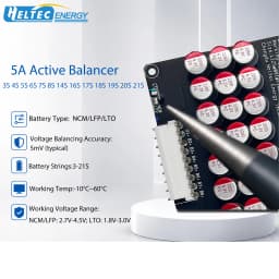 Active Equalizer Balancer 5A 3S 4S 5S 6S 7S 8S 14S 16S 17S 18S 19S 20S 21S Lifepo4/Lipo/LTO Battery Energy Capacitor