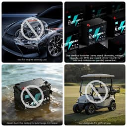 ECOBOSS Mini 12V/100Ah/1280Wh LiFePO4 Lithium‑Iron‑Phosphate Battery,Deep‑Cycle Rechargeable Storage Battery,Built‑in 120A BMS,Low‑Temp Cutoff Protection,15000+ Deep Cycles for RV,Boat,Marine,Trolling Motor,Off‑Grid Solar System