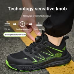 All Season Industrial Safety Shoes for Men Women Steel Toe Sneakers with Impact Resistant Steel Toe Cap Lightweight Comfortable Design for Construction Work Wear Resistant Durable for Daily Labor Full Sizes Perfect Labor Day Gift for Workers