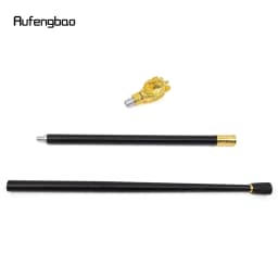 Golden Luxury Lion Head Handle Fashion Walking Stick for Party Decorative Walking Cane Elegant Crosier Knob Walking Stick 95cm