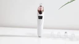 Cloud Prime Electric Facial Pore Cleaner Pimple Adsorbent Rechargeable Blackhead Reduce Tool 3 Suction Power, 5 Probes For Christmas And New Year Gifts