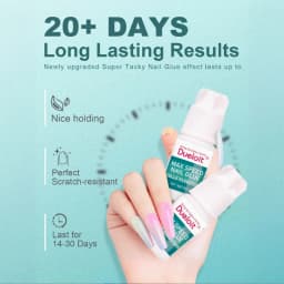 Press-on Nails Glue Fast-Drying Sticky Gemstone Glue Strong Small Bottle Nail Plates