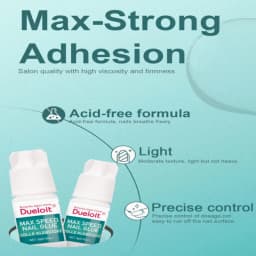 Press-on Nails Glue Fast-Drying Sticky Gemstone Glue Strong Small Bottle Nail Plates