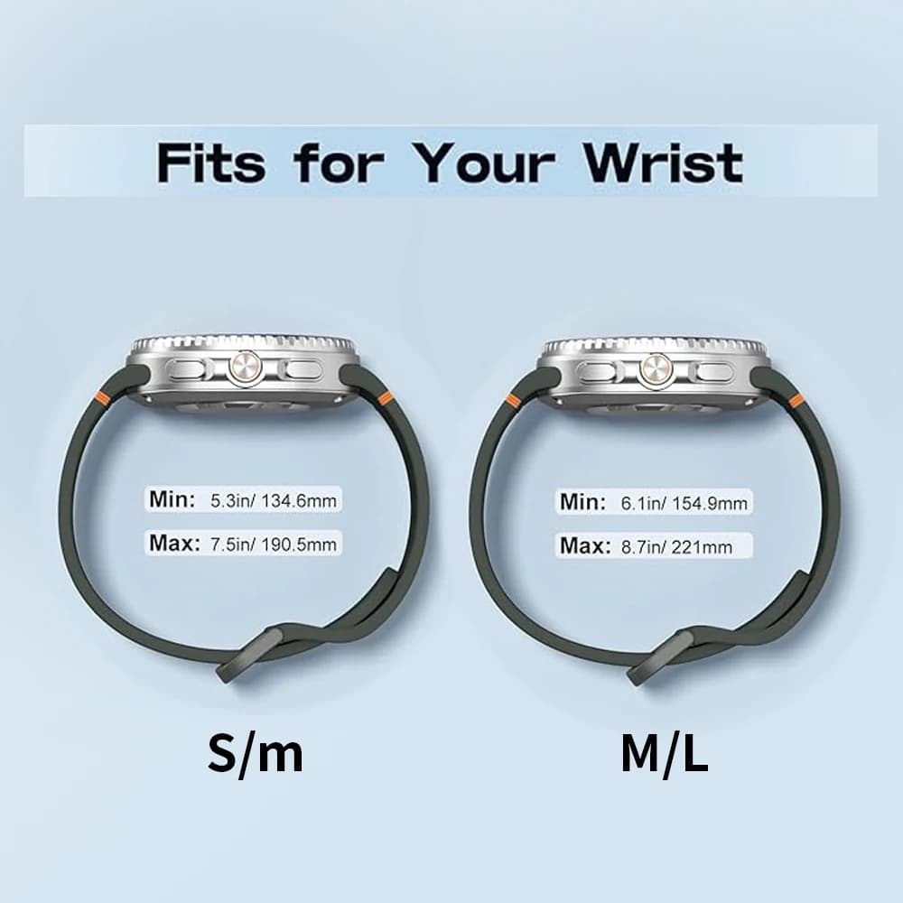 Original Silicone Band for Samsung Galaxy Watch 9 8 40mm 44mm Strap for Samsung Galaxy Watch Classic 8 46mm Bracelet