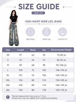 Y2K Distressed Ripped Wide Leg Jeans for Women, High Waist Tie‑Dye Camouflage Denim Pants, Loose Baggy Destroyed Denim Trousers Streetwear Club Daily Outfit