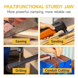 6 Inch Heavy Duty Bench Vise with 360° Swivel Base and Integrated Anvil for Metalworking