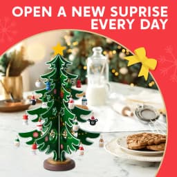 2026 Christmas Advent Calendar 24 Days Countdown Calendar with Christmas Tree 24 PCS Ornaments for Boys Girls & Kids Party Favors, Classroom Prizes Xmas Gift, Xmas Tree Countdown, Xmas Multi-Item Party Favor Packs