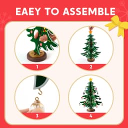 2026 Christmas Advent Calendar 24 Days Countdown Calendar with Christmas Tree 24 PCS Ornaments for Boys Girls & Kids Party Favors, Classroom Prizes Xmas Gift, Xmas Tree Countdown, Xmas Multi-Item Party Favor Packs