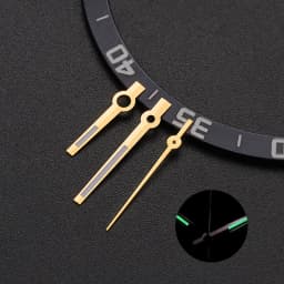 Silver Needles NH35 NH36 Watch Aiguille Hands C3 Super Lume Pointer Baton Style Datejust Hands Polished for Automatic Movement