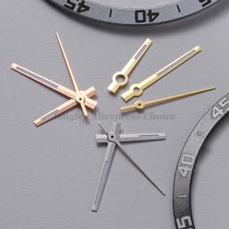 Silver Needles NH35 NH36 Watch Aiguille Hands C3 Super Lume Pointer Baton Style Datejust Hands Polished for Automatic Movement