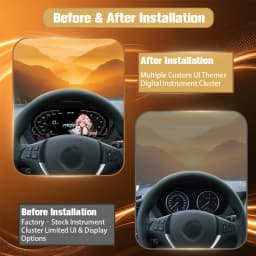 10 Inch LCD Digital Dashboard For BMW 3 Series E90 E91 E92 2005β2012 Instrument Cluster 1920Γ720 HD Virtual Cockpit Speedometer Support Digital Gauge Panel Replacement