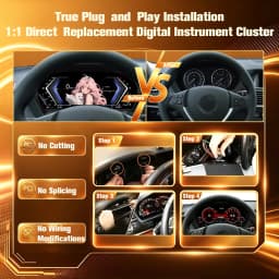10 Inch LCD Digital Dashboard For BMW 3 Series E90 E91 E92 2005β2012 Instrument Cluster 1920Γ720 HD Virtual Cockpit Speedometer Support Digital Gauge Panel Replacement