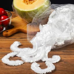 Multi-functional Disposable Food Covers 50/100/200pcs Elastic Plastic Wrap Lids for Bowls Plates Shower Cap & Foot Cover Durable Elastic Food Lids
