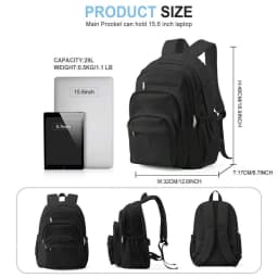 Large University Backpack Travel Laptop Bag Unisex, Suitable For 14-15.6 Inch Laptop, Lightweight Durable Outdoor Hiking Backpack, School Bag For Women High School Middle School Commute Backpack College Student Travel Backpack SG25072352777777267