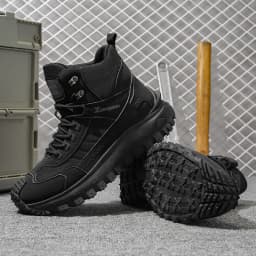 Autumn New High-Top Plus Size Casual Sports Shoes, Outdoor Hiking Boots, Comfortable Thick Sole Lightweight Casual Walking Shoes, Suitable for All-Season Daily Outdoor Activities, Walking And Travel, Mountaineering, Camping Gear