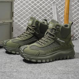 Autumn New High-Top Plus Size Casual Sports Shoes, Outdoor Hiking Boots, Comfortable Thick Sole Lightweight Casual Walking Shoes, Suitable for All-Season Daily Outdoor Activities, Walking And Travel, Mountaineering, Camping Gear
