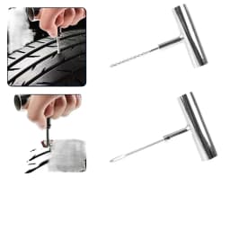 1Set Auto Bike Tire Repair Tool Kit 45 PCS Studding Set for Motorcycle Car Puncture Plug Accessories Tyre Repair Kit Garage Tools Motorcycle Tools