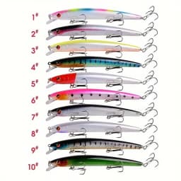 20pcs/lot Big Fishing Lure Set, Minnow Fishing Lure, Hard Artificial Bait