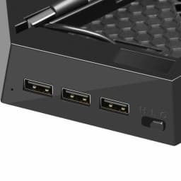 For PS4 Cooling Station Vertical Stand 2 Controller Charging Dock For PlayStation 4,Game controller cooler accessories, cooling control bracket, cooler fan