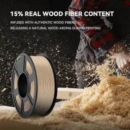 JAYO 2*1.1KG Wood PLA 3D Filament 1.75mm 1.1KG/Roll PLA Wood Texture 3D Printer Filament 10-15% Wood Fiber 3D Printing Materials