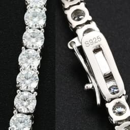 lab created moissanite tennis chain,hip hop moissanite jewelry set,925 sterling silver tennis bracelet necklace,unisex moissanite chain,stackable party jewelry for men women