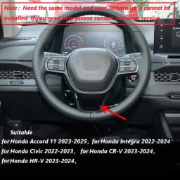 For Honda Civic Integra Accord CR-V HR-V Steering Wheel Decoration Sequin Interior Car Accessories Steering Wheel Cover