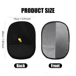 Reusable Static Pet Hair Removal Gloves Double Sided Pet Grooming Gloves Fur Remover for Pets Carpets Furniture