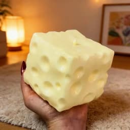 6CM Cheese Squeeze Toy Extra Large Size Cheese Squishy Fidget Toys Slow Rebound Shapeable Venting Ball for Adults Gifts 2026 New