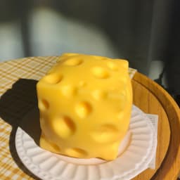 6CM Cheese Squeeze Toy Extra Large Size Cheese Squishy Fidget Toys Slow Rebound Shapeable Venting Ball for Adults Gifts 2026 New