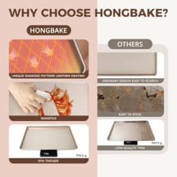 9-Piece Baking Pans Set for Home Kitchen Use, Nonstick Diamond Texture Aluminum with Gold Finish, Oven-Safe Stackable Non Toxic