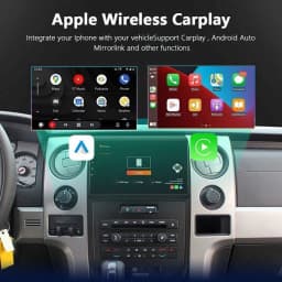 2+32GB Android 13 Car Stereo, 9in Radio for Ford F150 2009-2014 Support Wireless Carplay Android Auto, Head Unit with WiFi GPS Bluetooth SWC Split Screen + AHD Backup Camera