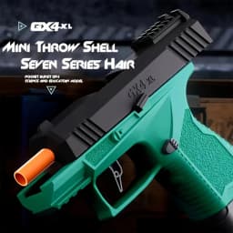 Soft Bullet Gun Toy Pistol with 100 Bullets, 12 Shells, and 2 Magazines New Toy Gun Pistol Hollow Hanging Machine, Toy Foam Blas