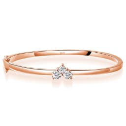 D Color VVS1 Moissanite Bangle, GRA‑Certified S925 Sterling Silver Dainty Stackable Fine Jewelry, 17‑18cm Wrist Size Elegant Wedding Gift for Women Daily Party Wear
