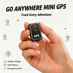 Tiny Hidden GPS Tracker for Multi-Scene Location Protection. Real-Time Position Update, Motion Trigger Alert & Long Standby Power. Perfect for Vehicle Anti-Theft, Pet Outdoor Safety, Luggage Tracking and Personal Outdoor Security Use.