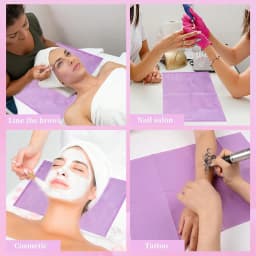 25pc Nail Cleaning Table Mats Disposable Nail Art Mat Waterproof Tablecloth for Manicures Pedicures Paper Sheets Nail Tools Tablecloth Cleaning Pad