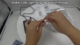 ETL Listed 16.4ft/5m 24V DC RGBIC COB LED Strip Lights with App Control DIY Multiple Colors on One Line Color Changing for Home Party Gaming Room Decor(Power Supply Included)