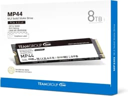 TEAMGROUP MP44 8TB SLC Cache Gen 4x4 M.2 2280 PCIe 4.0 SSD W/NVMe Laptop & Desktop & NUC & NAS Read/Write Speed Up To 7000 / 6000MB/s TM8FPW008T0C101