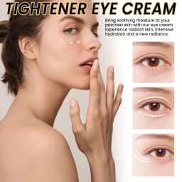 3PCS Instant Wrinkle Eye Cream Tightening,30% L-Carnosine Powerful Anti Glycation&Antioxidant&Instant Physics Lifting Effect,High Occlusion Lock In Moisture, Smooth Dry&Fine Lines,Fast De Puffing for Puffy Eyes&Removing Dark Circles