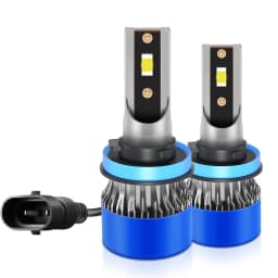 Roadsun H11 Car LED Headlight Bulbs 120W 22000LM CANBUS Super Bright H8 H9 High/Low Beam LED Car Headlamps 6000K DC12V 3570 CSP Chips Auto Light Bulbs Universal Fit For Car Motors