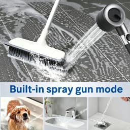 4-Setting Adjustable High-Pressure Handheld Shower Set—Featuring a Water-Saving Design and ABS Construction; Offers Adjustable Spray Modes and Easy-To-Clean Nozzles; Suitable for Bathrooms.