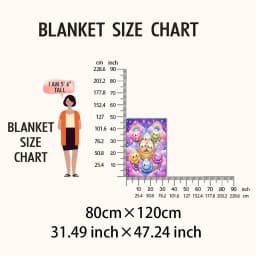 Soft Flannel Throw Blanket Cute Cartoon Galaxy Star Print Cozy Fleece Blanket for Sofa Couch Bed Dorm Office Camping Travel Home Decor Gift