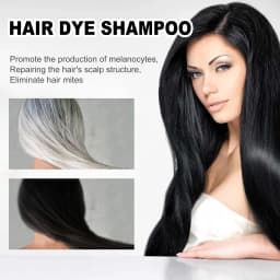 EELHOE Black Hair Shampoo Rehmannia Extract Nourishing Scalp Care Smooth Shiny Hair Gentle Daily Cleansing For Soft Manageable Hair