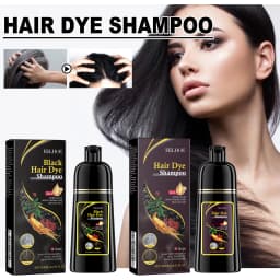 EELHOE Black Hair Shampoo Rehmannia Extract Nourishing Scalp Care Smooth Shiny Hair Gentle Daily Cleansing For Soft Manageable Hair