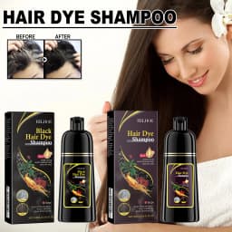 EELHOE Black Hair Shampoo Rehmannia Extract Nourishing Scalp Care Smooth Shiny Hair Gentle Daily Cleansing For Soft Manageable Hair