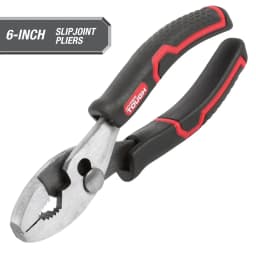 Slip Joint Pliers 6 Inch Adjustable Pliers with Soft Grip Ergonomic Handle Comfortable Hand Tool for DIY Repair