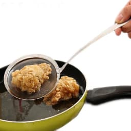 Stainless Steel Fat Skimmer Spoon - Fine Mesh Strainer for Grease, Gravy & Foam, Long Handle Japanese Hot Pot Skimmer
