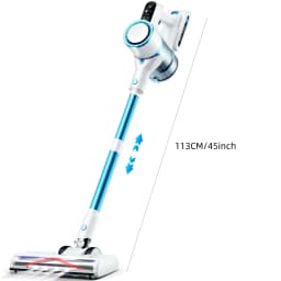 Blossom QCVC01 4‑in‑1 Cordless Stick Vacuum Cleaner,25kPa Powerful Suction Wireless Handheld Vacuum,Multi‑Purpose Lightweight Vacuum for Home Pet Hair Hard Floor Carpet Sofa Car Deep Cleaning